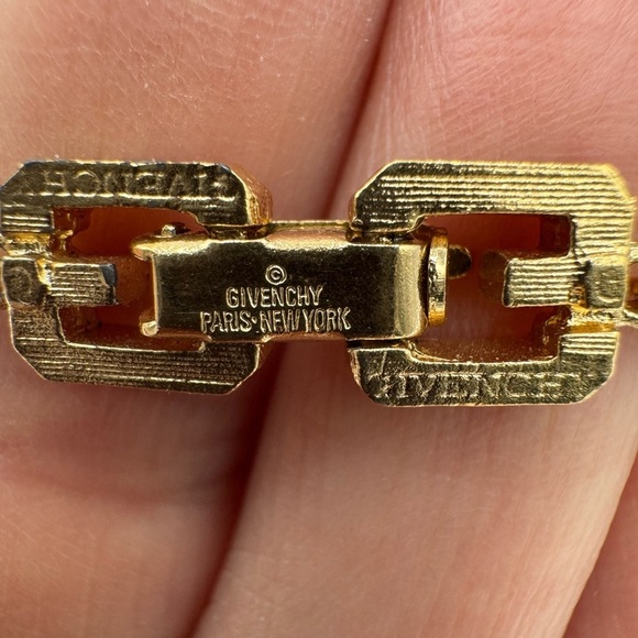 Givenchy  vmVintage  Gold Plated Byzantine Chain  Necklace Choker - Picture 10 of 10